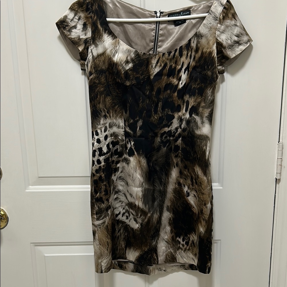 Guess by Marciano Animal Print Mini Dress